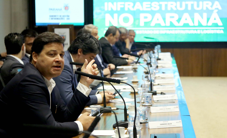 Governador Carlos Massa Ratinho Junior em reunião com os secretários. Curitiba,10/12/2019 Foto:Jaelson Lucas / AEN