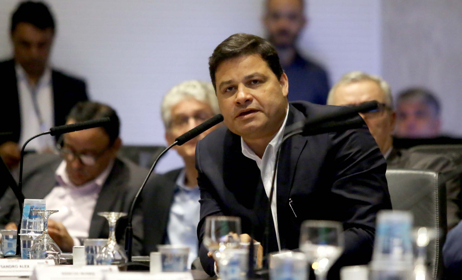 Governador Carlos Massa Ratinho Junior em reunião com os secretários. Curitiba,10/12/2019 Foto:Jaelson Lucas / AEN