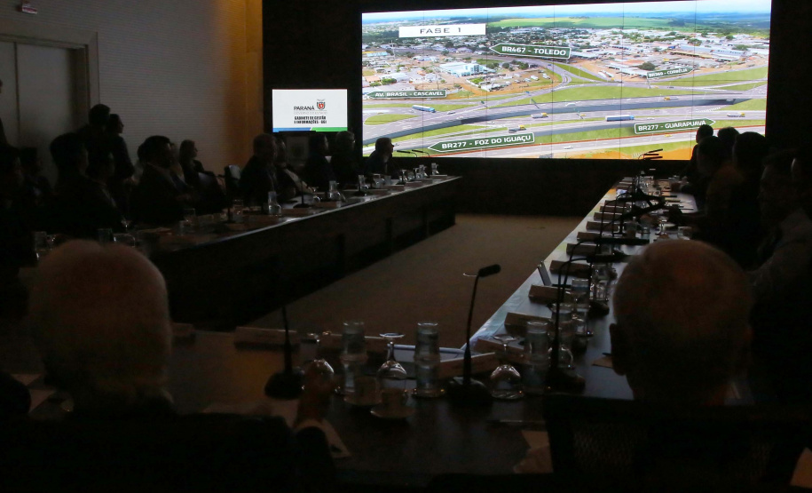 Governador Carlos Massa Ratinho Junior em reunião com os secretários. Curitiba,10/12/2019 Foto:Jaelson Lucas / AEN