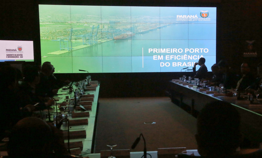 Governador Carlos Massa Ratinho Junior em reunião com os secretários. Curitiba,10/12/2019 Foto:Jaelson Lucas / AEN