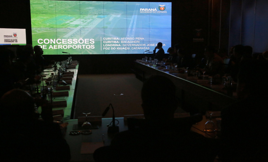 Governador Carlos Massa Ratinho Junior em reunião com os secretários. Curitiba,10/12/2019 Foto:Jaelson Lucas / AEN