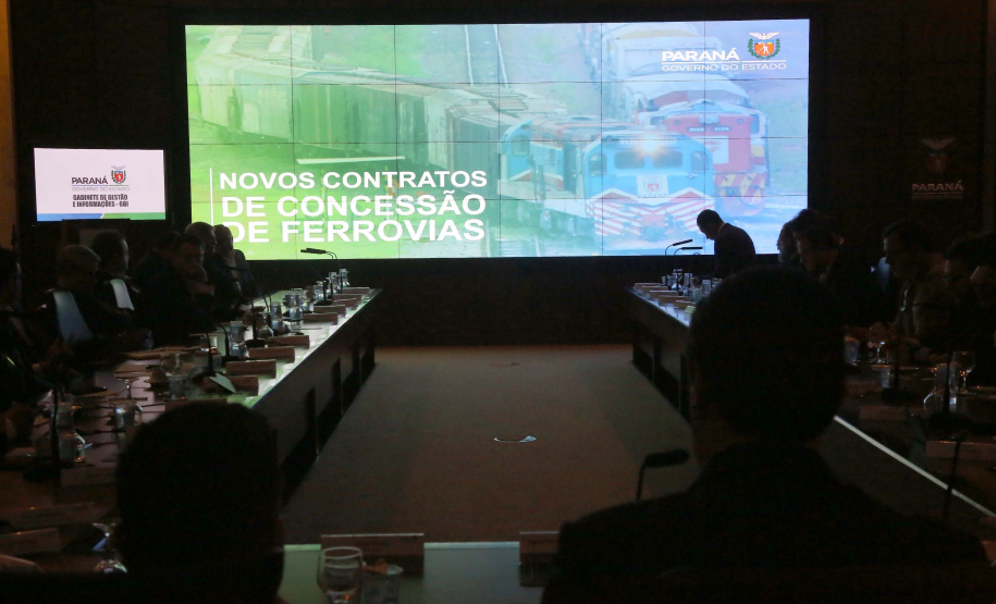 Governador Carlos Massa Ratinho Junior em reunião com os secretários. Curitiba,10/12/2019 Foto:Jaelson Lucas / AEN