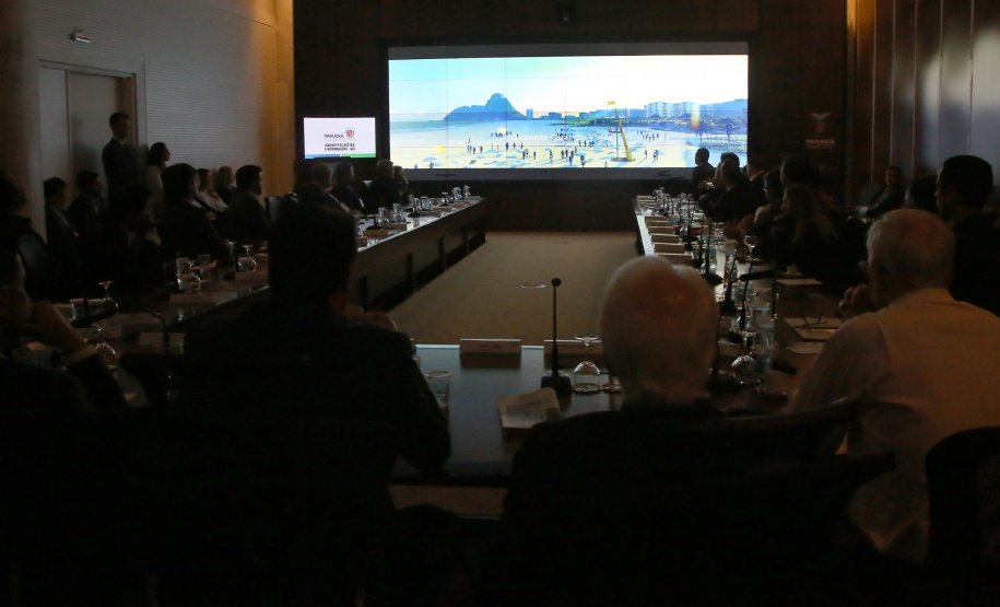 Governador Carlos Massa Ratinho Junior em reunião com os secretários. Curitiba,10/12/2019 Foto:Jaelson Lucas / AEN