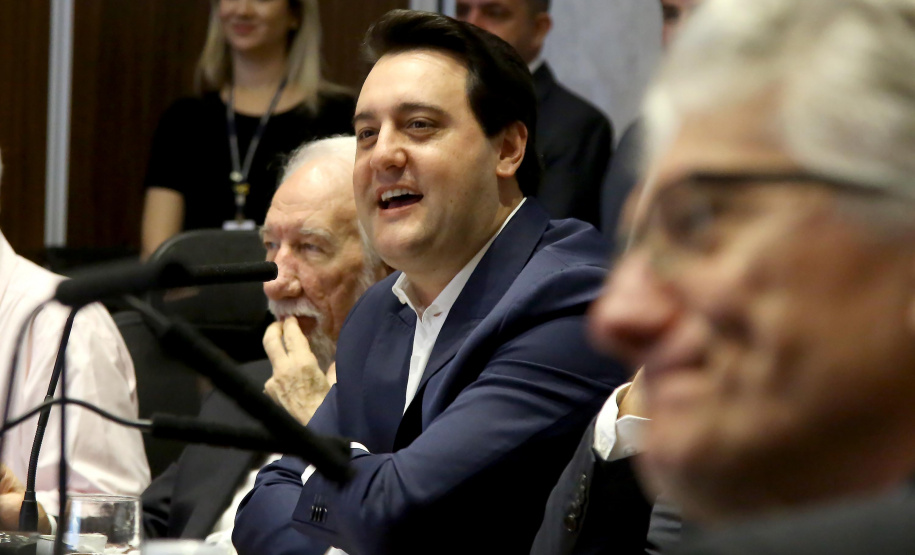 Governador Carlos Massa Ratinho Junior em reunião com os secretários. Curitiba,10/12/2019 Foto:Jaelson Lucas / AEN