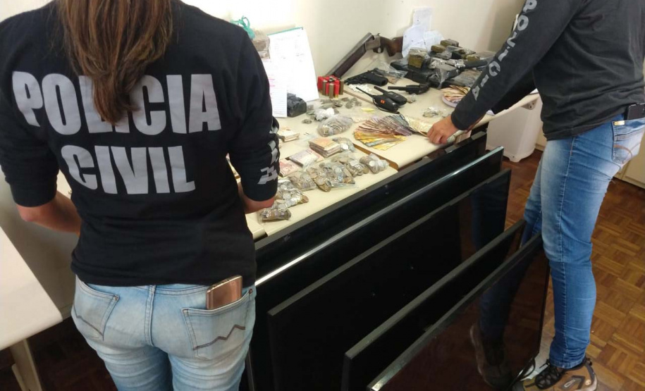 Operação resulta em 20 prisões relacionadas ao tráfico. Foto:SESP