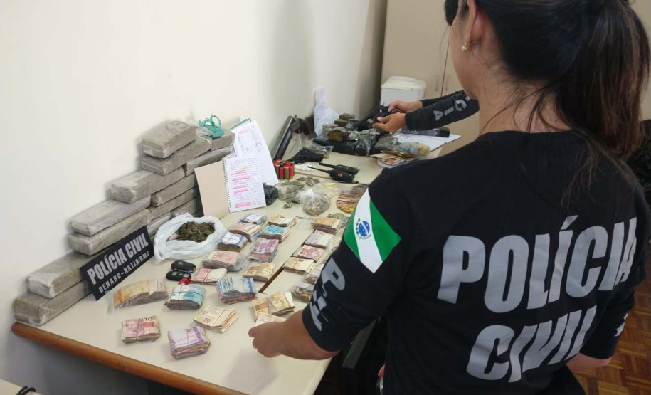 Operação resulta em 20 prisões relacionadas ao tráfico. Foto:SESP