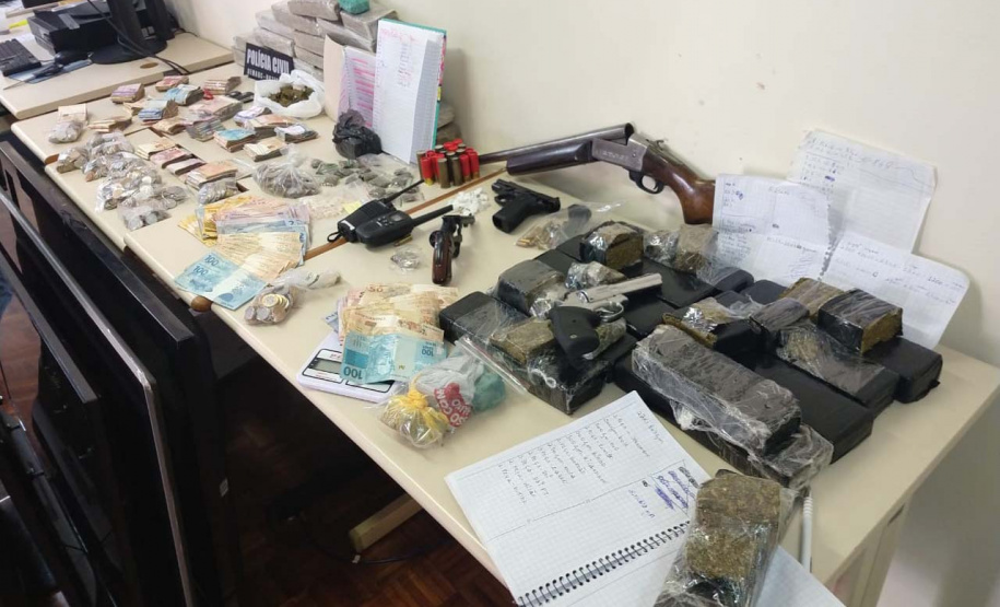 Operação resulta em 20 prisões relacionadas ao tráfico. Foto:SESP