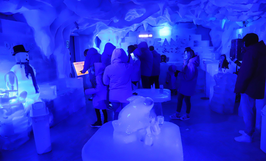 Turismo no Paraná tem o melhor desempenho do ano em outubro -  Foz do Iguaçu. Dreams Ice Bar. Foto: José Fernando Ogura/AEN