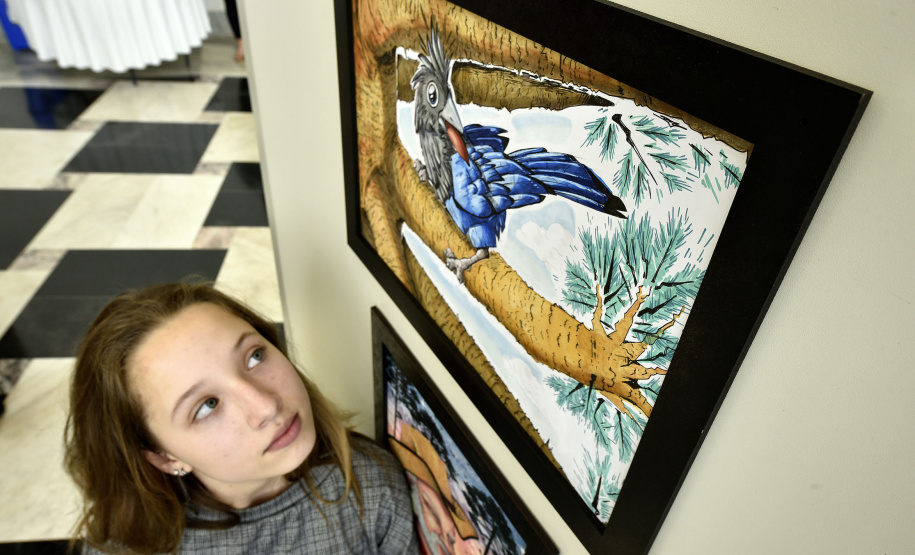 Premiação do Concurso de Desenho do Centro Juvenil de Artes Plásticas(CJAP).Curitiba, 12 de novembro de 2019.Foto: Kraw Penas/SECC