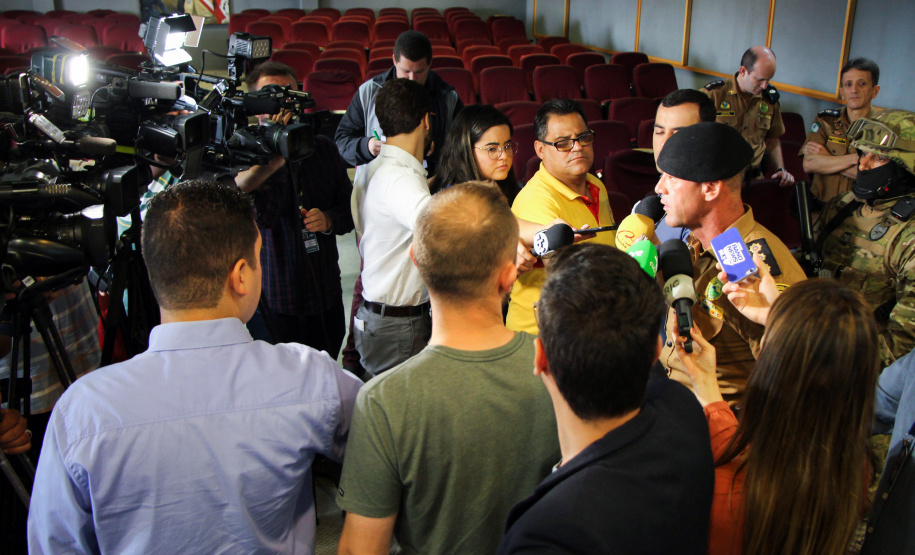 Curitiba, 13 de dezembro de 2019. Coletiva de Imprensa - Operação Carnívoro