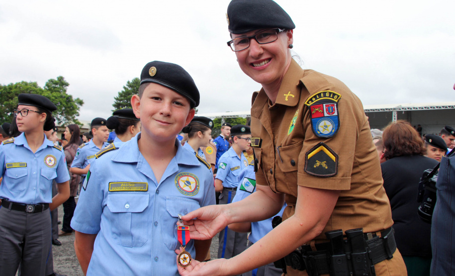 São José dos Pinhais, 14 de dezembro de 2019. Formatura do Colégio da Polícia Militar.