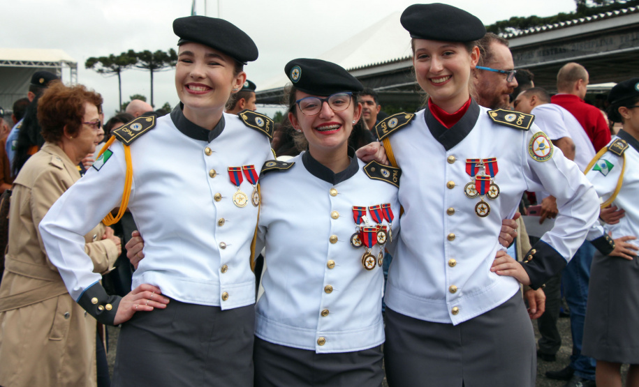 São José dos Pinhais, 14 de dezembro de 2019. Formatura do Colégio da Polícia Militar.