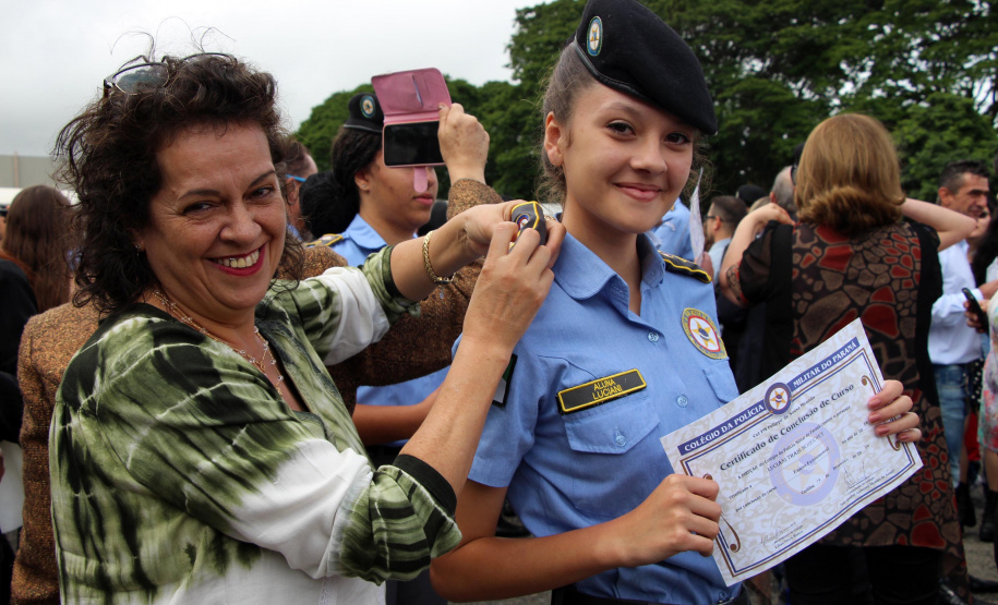 São José dos Pinhais, 14 de dezembro de 2019. Formatura do Colégio da Polícia Militar.