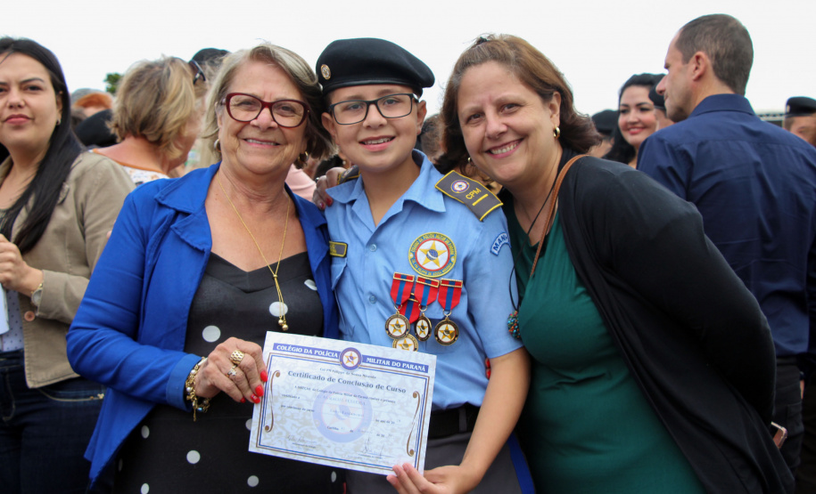 São José dos Pinhais, 14 de dezembro de 2019. Formatura do Colégio da Polícia Militar.