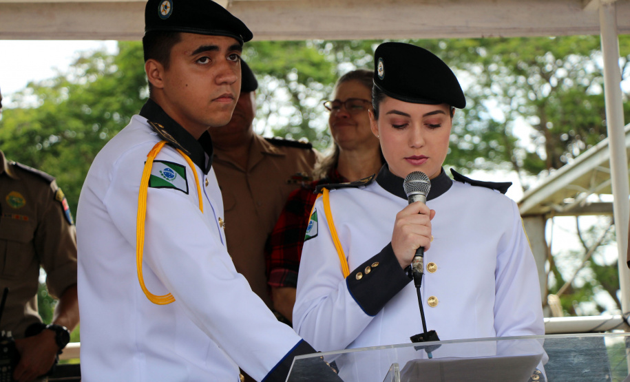 São José dos Pinhais, 14 de dezembro de 2019. Formatura do Colégio da Polícia Militar.