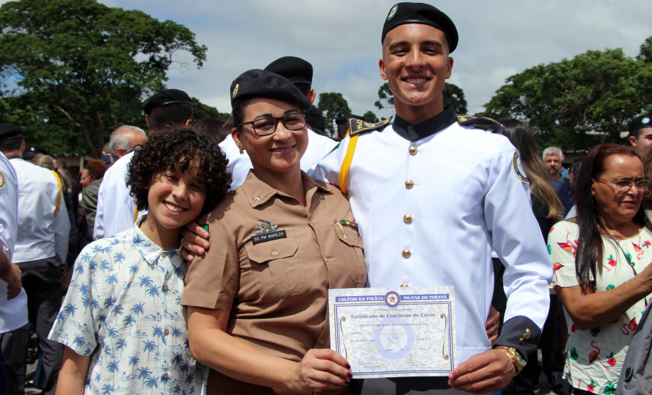 São José dos Pinhais, 14 de dezembro de 2019. Formatura do Colégio da Polícia Militar.