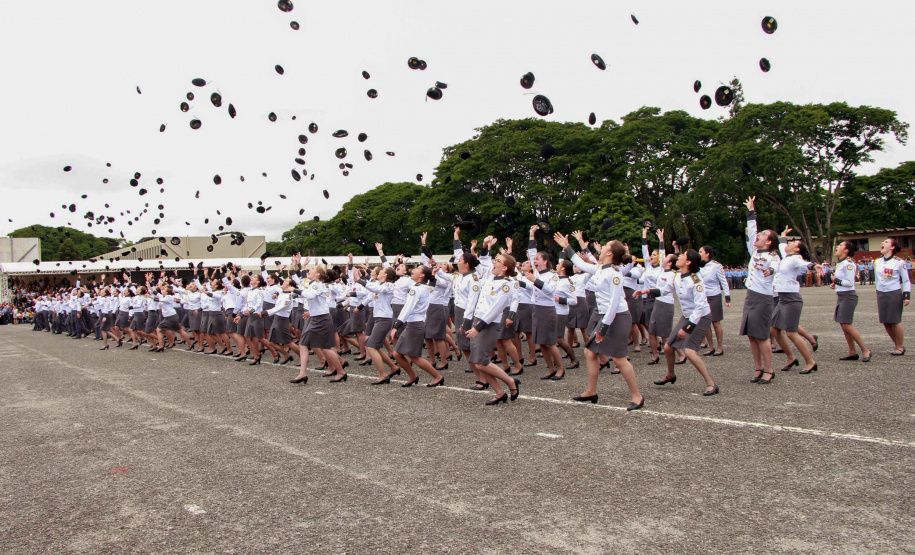 São José dos Pinhais, 14 de dezembro de 2019. Formatura do Colégio da Polícia Militar.