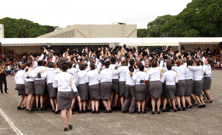 São José dos Pinhais, 14 de dezembro de 2019. Formatura do Colégio da Polícia Militar.