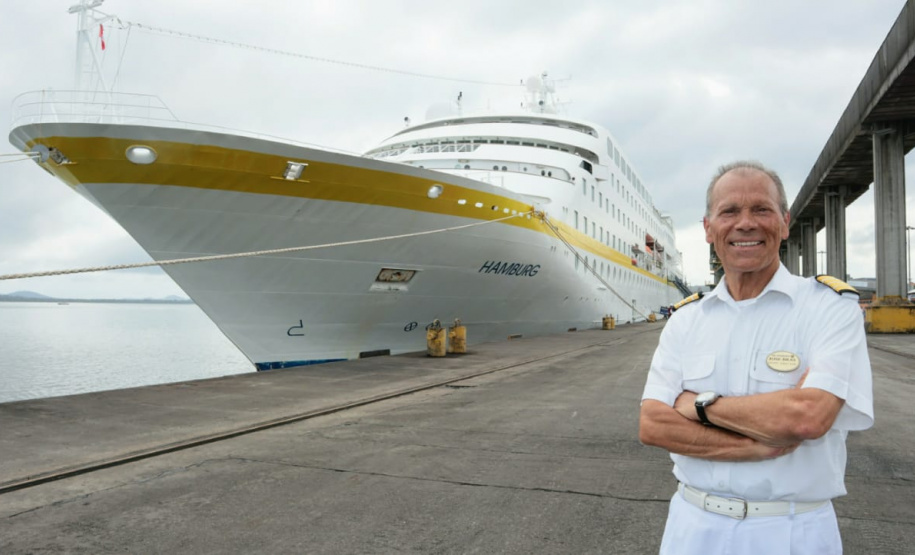 Porto de Paranaguá volta a receber navio de passageiros. Foto: Claudio Neves/Portos do Paraná