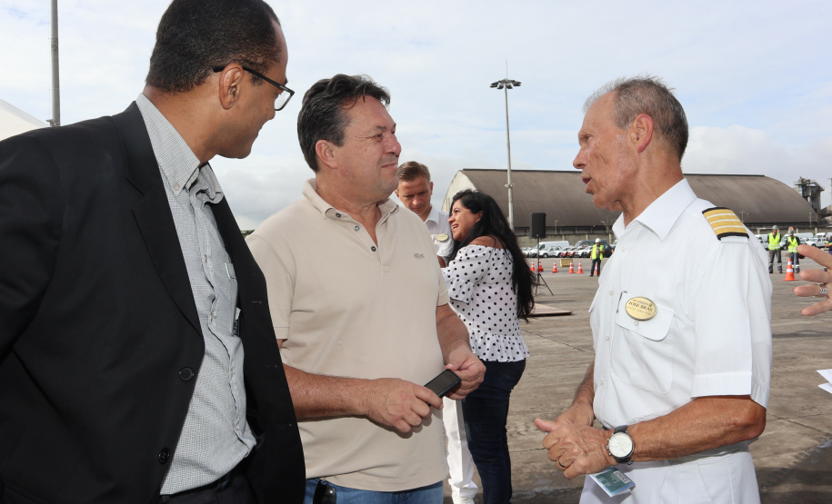 Porto de Paranaguá volta a receber navio de passageiros. Foto: Claudio Neves/Portos do Paraná