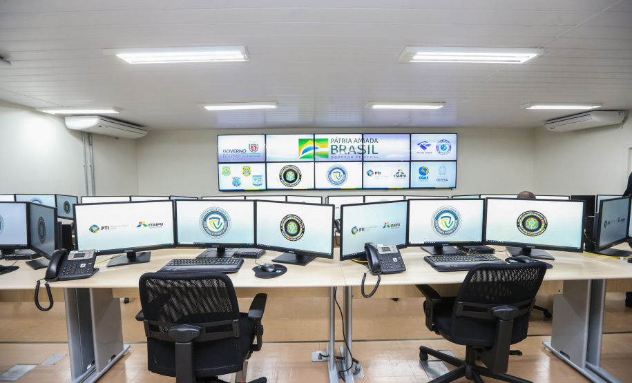 O Centro Integrado de Operações de Fronteira, em Foz do Iguaçu.  O CIOF reforçará as ações estratégicas estaduais de combate ao tráfico e ao crime organizado. A estrutura passa a integrar o Parque Tecnológico Itaipu, na Itaipu Binacional.Foz do Iguaçu, 16/12/2019 -  Foto: Geraldo Bubniak/AEN