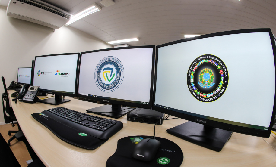 O Centro Integrado de Operações de Fronteira, em Foz do Iguaçu.  O CIOF reforçará as ações estratégicas estaduais de combate ao tráfico e ao crime organizado. A estrutura passa a integrar o Parque Tecnológico Itaipu, na Itaipu Binacional.Foz do Iguaçu, 16/12/2019 -  Foto: Geraldo Bubniak/AEN