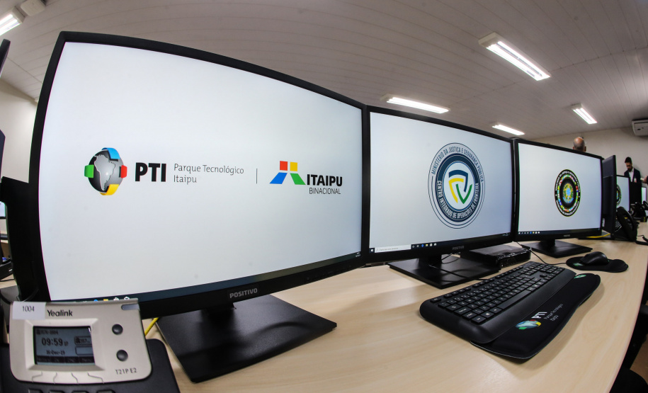 O Centro Integrado de Operações de Fronteira, em Foz do Iguaçu.  O CIOF reforçará as ações estratégicas estaduais de combate ao tráfico e ao crime organizado. A estrutura passa a integrar o Parque Tecnológico Itaipu, na Itaipu Binacional.Foz do Iguaçu, 16/12/2019 -  Foto: Geraldo Bubniak/AEN