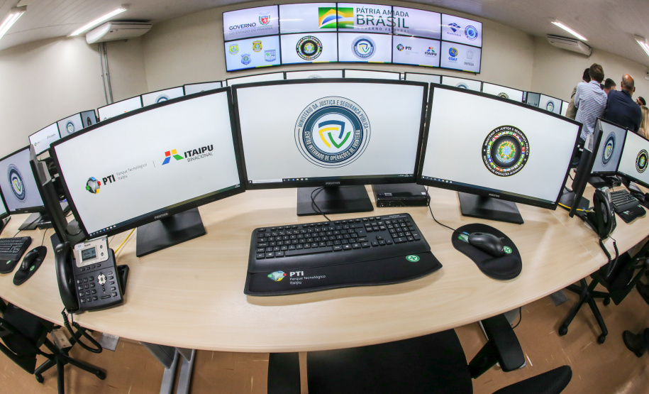 O Centro Integrado de Operações de Fronteira, em Foz do Iguaçu.  O CIOF reforçará as ações estratégicas estaduais de combate ao tráfico e ao crime organizado. A estrutura passa a integrar o Parque Tecnológico Itaipu, na Itaipu Binacional.Foz do Iguaçu, 16/12/2019 -  Foto: Geraldo Bubniak/AEN