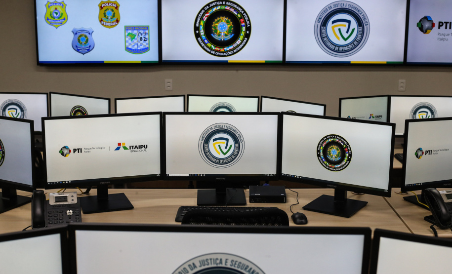 O Centro Integrado de Operações de Fronteira, em Foz do Iguaçu.  O CIOF reforçará as ações estratégicas estaduais de combate ao tráfico e ao crime organizado. A estrutura passa a integrar o Parque Tecnológico Itaipu, na Itaipu Binacional.Foz do Iguaçu, 16/12/2019 -  Foto: Geraldo Bubniak/AEN