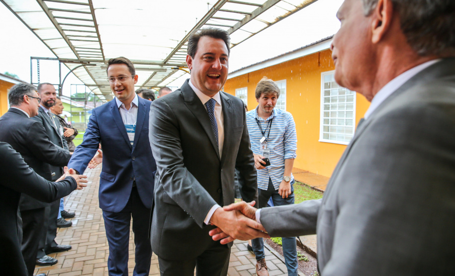 O Governador Carlos Massa Ratinho Junior e o ministro da Justiça e Segurança Pública, Sergio Moro, inauguram nesta segunda-feira (16),  em Foz do Iguaçu, o Centro Integrado de Operações de Fronteira. O CIOF reforçará as ações estratégicas estaduais de combate ao tráfico e ao crime organizado. A estrutura passa a integrar o Parque Tecnológico Itaipu, na Itaipu Binacional.Foz do Iguaçu, 16/12/2019 -  Foto: Geraldo Bubniak/AEN