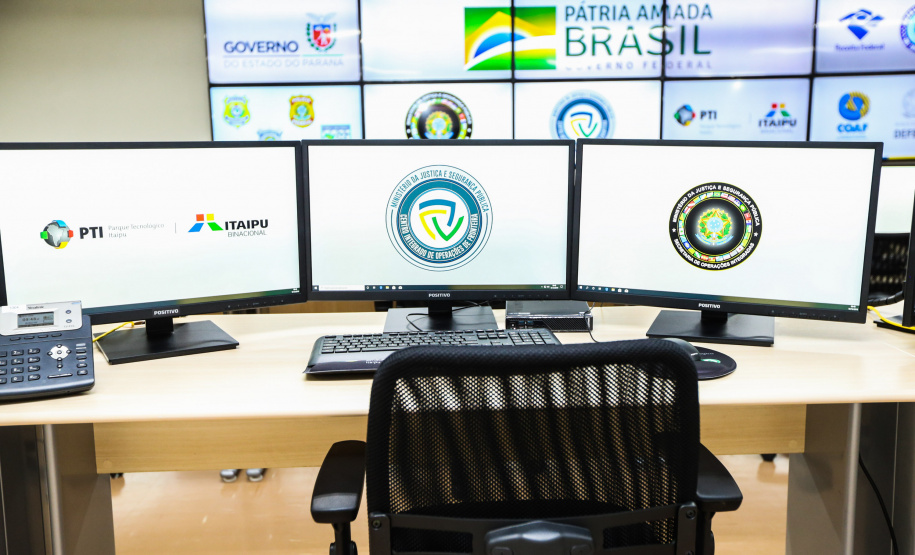 O Centro Integrado de Operações de Fronteira, em Foz do Iguaçu.  O CIOF reforçará as ações estratégicas estaduais de combate ao tráfico e ao crime organizado. A estrutura passa a integrar o Parque Tecnológico Itaipu, na Itaipu Binacional.Foz do Iguaçu, 16/12/2019 -  Foto: Geraldo Bubniak/AEN