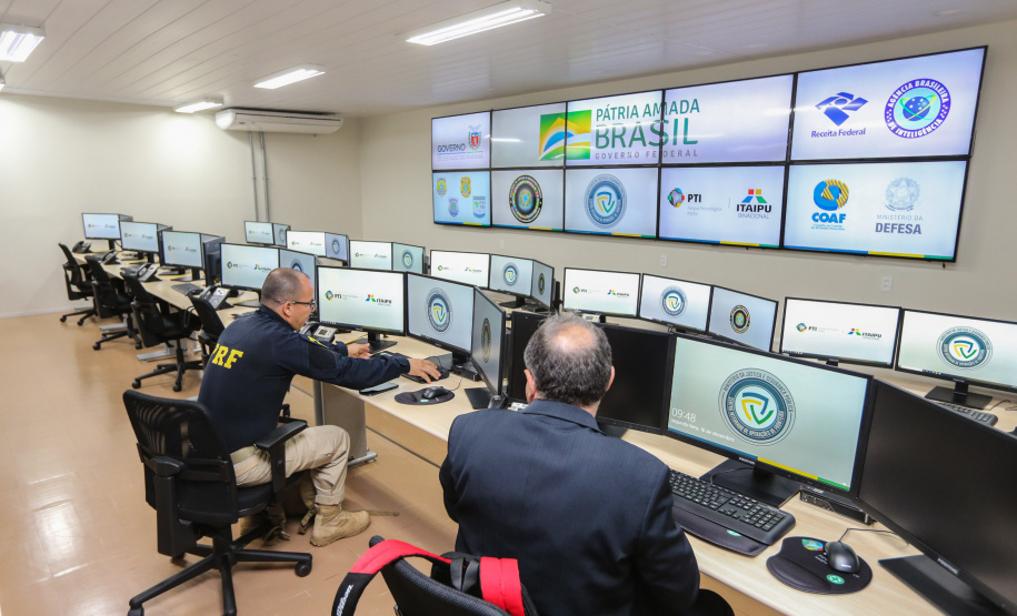 O Centro Integrado de Operações de Fronteira, em Foz do Iguaçu.  O CIOF reforçará as ações estratégicas estaduais de combate ao tráfico e ao crime organizado. A estrutura passa a integrar o Parque Tecnológico Itaipu, na Itaipu Binacional.Foz do Iguaçu, 16/12/2019 -  Foto: Geraldo Bubniak/AEN