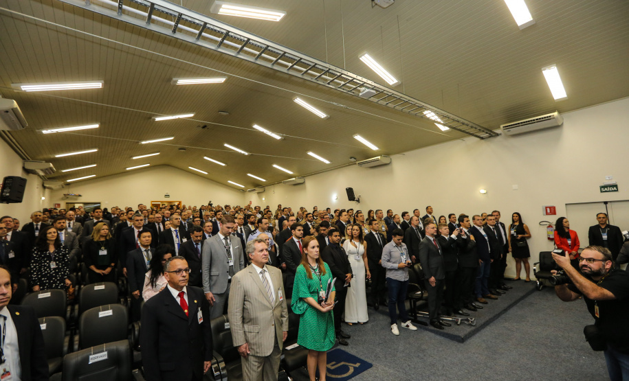 O Governador Carlos Massa Ratinho Junior e o ministro da Justiça e Segurança Pública, Sergio Moro, inauguram nesta segunda-feira (16),  em Foz do Iguaçu, o Centro Integrado de Operações de Fronteira. O CIOF reforçará as ações estratégicas estaduais de combate ao tráfico e ao crime organizado. A estrutura passa a integrar o Parque Tecnológico Itaipu, na Itaipu Binacional.Foz do Iguaçu, 16/12/2019 -  Foto: Geraldo Bubniak/AEN