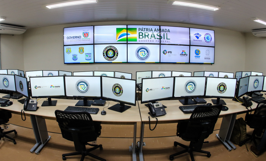 O Centro Integrado de Operações de Fronteira, em Foz do Iguaçu.  O CIOF reforçará as ações estratégicas estaduais de combate ao tráfico e ao crime organizado. A estrutura passa a integrar o Parque Tecnológico Itaipu, na Itaipu Binacional.Foz do Iguaçu, 16/12/2019 -  Foto: Geraldo Bubniak/AEN
