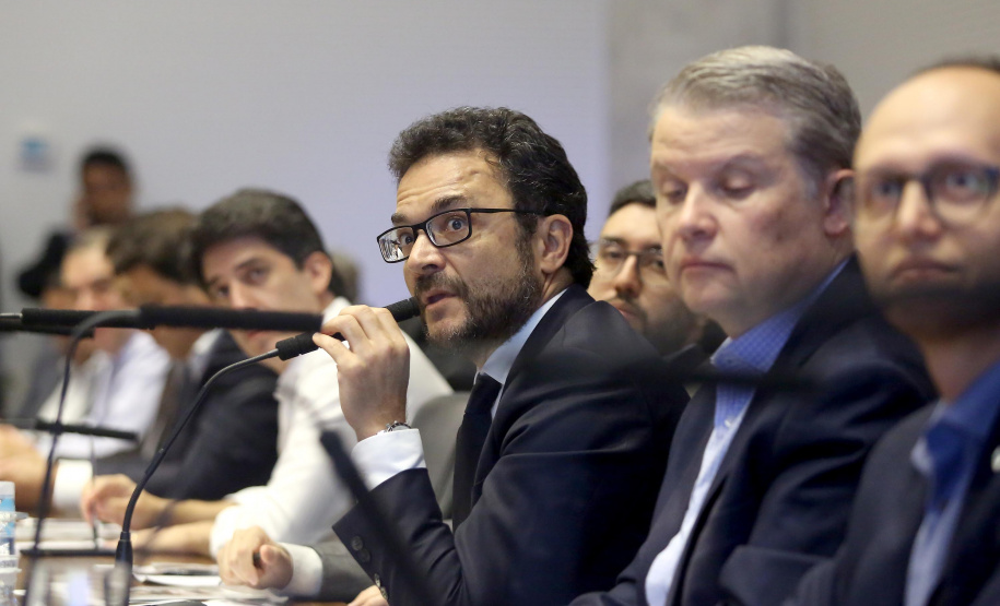 Governador Carlos Massa Ratinho Junior em reunião com os secretários. Curitiba,17/12/2019 Foto:Jaelson Lucas / AEN
