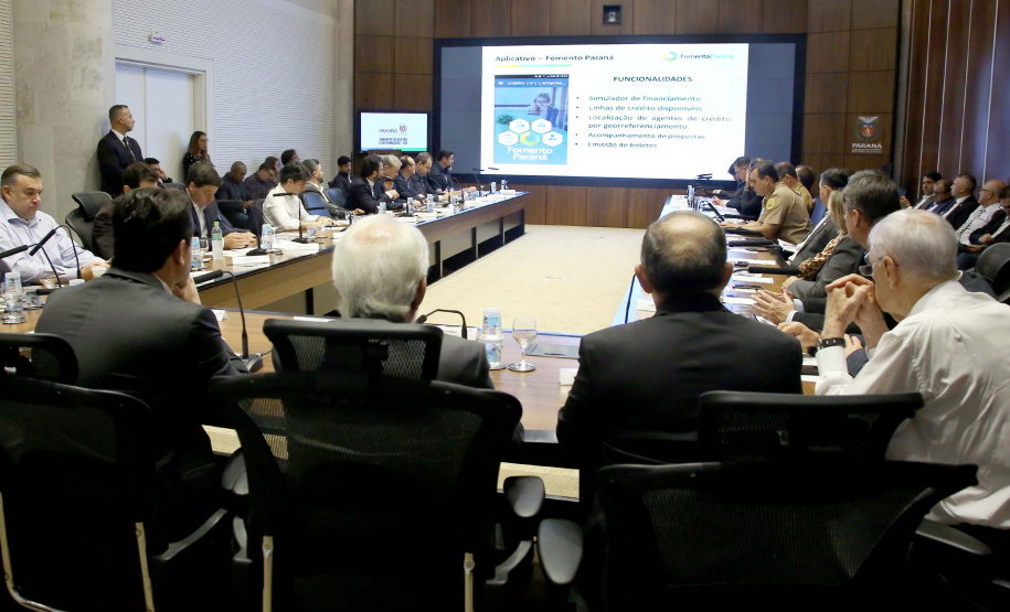 Governador Carlos Massa Ratinho Junior em reunião com os secretários. Curitiba,17/12/2019 Foto:Jaelson Lucas / AEN