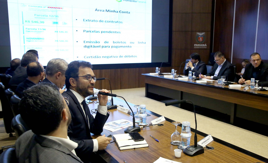 Governador Carlos Massa Ratinho Junior em reunião com os secretários. Curitiba,17/12/2019 Foto:Jaelson Lucas / AEN