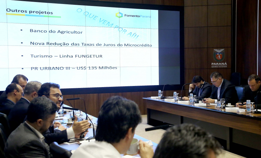 Governador Carlos Massa Ratinho Junior em reunião com os secretários. Curitiba,17/12/2019 Foto:Jaelson Lucas / AEN