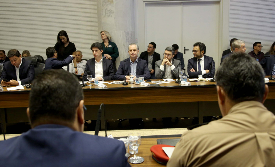 Governador Carlos Massa Ratinho Junior em reunião com os secretários. Curitiba,17/12/2019 Foto:Jaelson Lucas / AEN