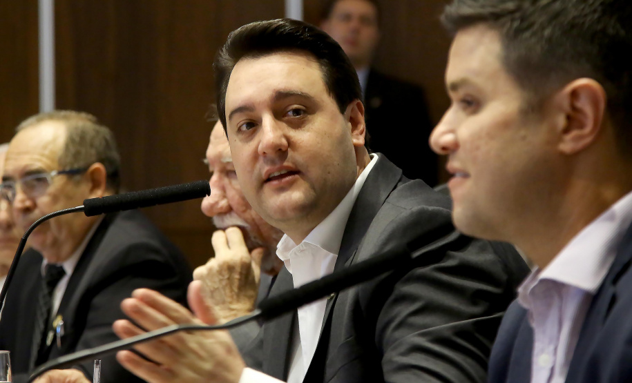 Governador Carlos Massa Ratinho Junior em reunião com os secretários. Curitiba,17/12/2019 Foto:Jaelson Lucas / AEN