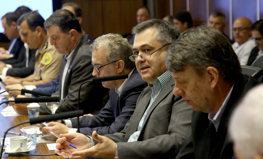 Governador Carlos Massa Ratinho Junior em reunião com os secretários. Curitiba,17/12/2019 Foto:Jaelson Lucas / AEN