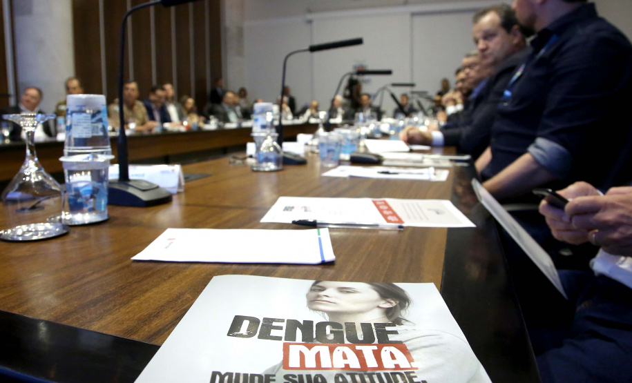 Governador Carlos Massa Ratinho Junior em reunião com os secretários. Curitiba,17/12/2019 Foto:Jaelson Lucas / AEN
