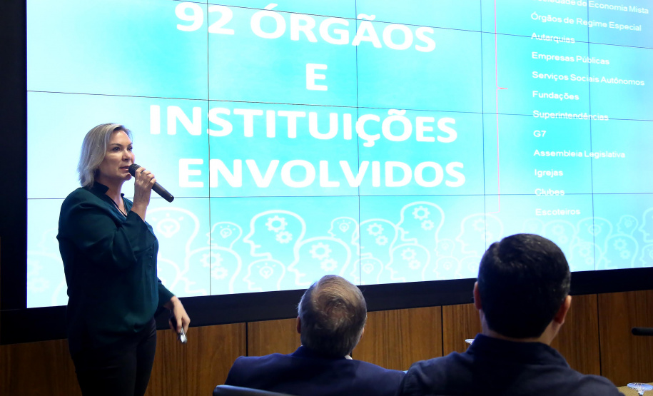 Governador Carlos Massa Ratinho Junior em reunião com os secretários. Curitiba,17/12/2019 Foto:Jaelson Lucas / AEN