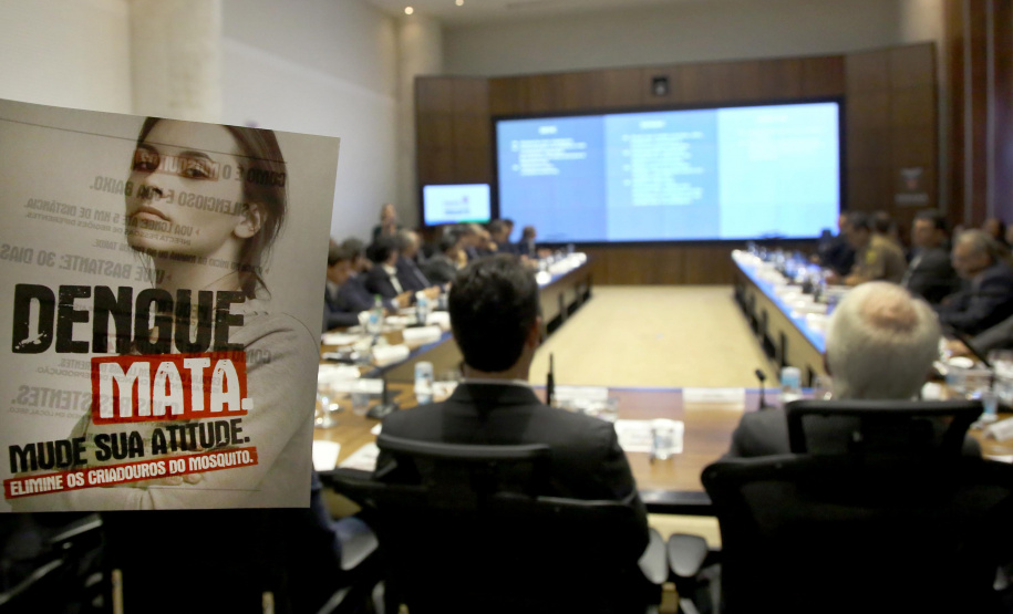 Governador Carlos Massa Ratinho Junior em reunião com os secretários. Curitiba,17/12/2019 Foto:Jaelson Lucas / AEN