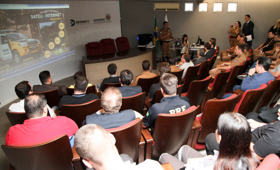 Site Bateu O Departamento de Trânsito do Paraná (Detran-PR) junto com a Polícia Militar do Paraná (PMPR), lançaram a nova versão do Sistema Bateu Urbano e do novo Sistema Bateu Rodoviário. Foto: Ari Dias/AEN