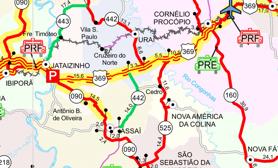 Detonação de rochas interdita a BR-369 nesta quarta-feira