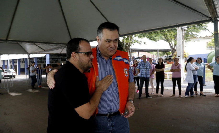 O município de Quinta do Sol, que está em epidemia e com 179 casos confirmados da doença, recebeu o secretário de Estado da Saúde, Beto Preto, que falou com a comunidade, profissionais de saúde sobre a importância de ações e mutirões de limpeza e eliminação de criadouros do mosquito.Foto: Gilson Abreu/AEN