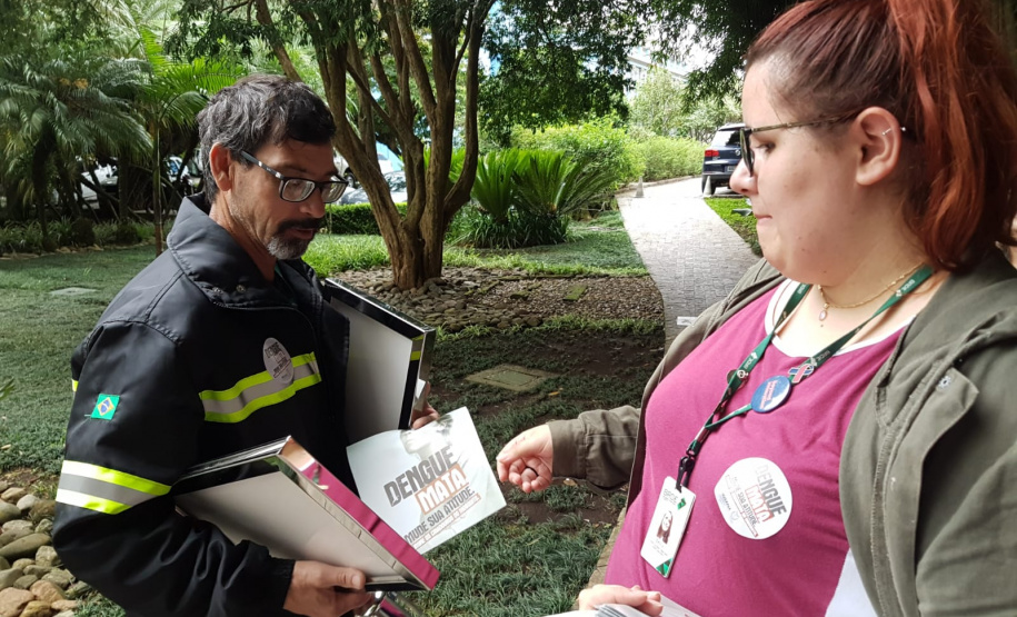 O Governo do Estado mobilizou toda a sua estrutura para ações integradas de combate à dengue, durante esta quarta-feira, 18 de dezembro, dando início a série de atividades que serão realizadas ao longo dos próximos meses.BRDE. Foto: BRDE