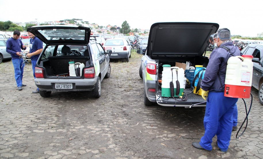 Dengue Detran participa da campanha contra dengue. Foto: Ari Dias/AEN