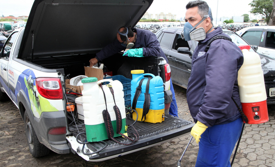 Dengue Detran participa da campanha contra dengue. Foto: Ari Dias/AEN